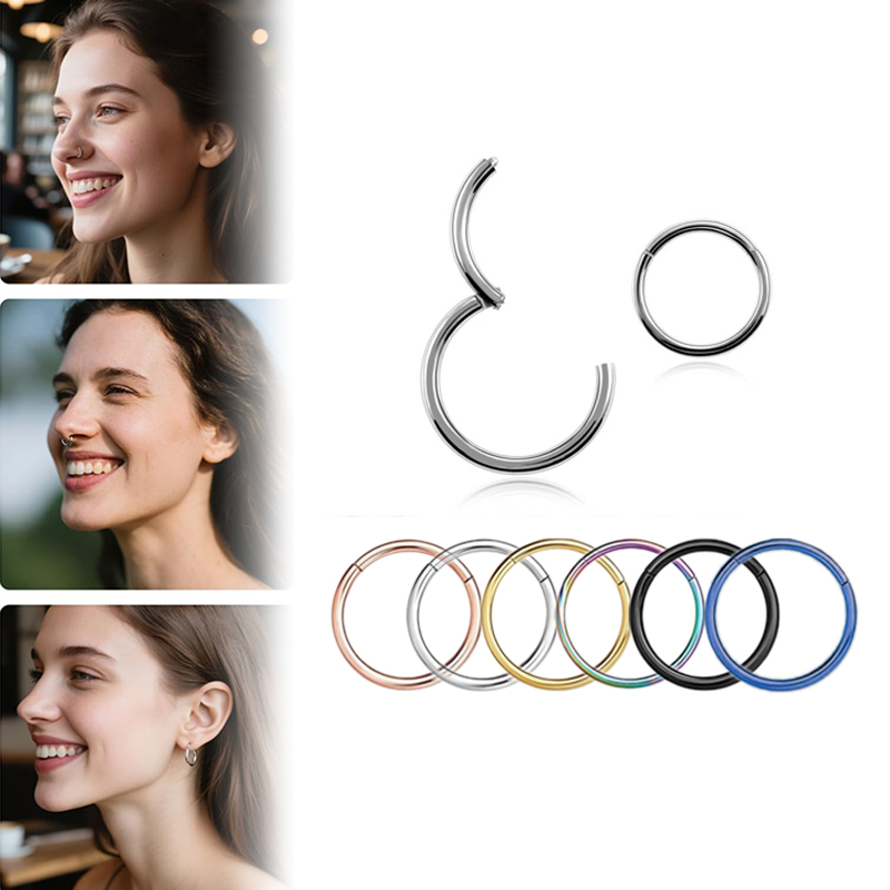 Body Jewelry Piercing - Anneaux de piercing articulés en acier