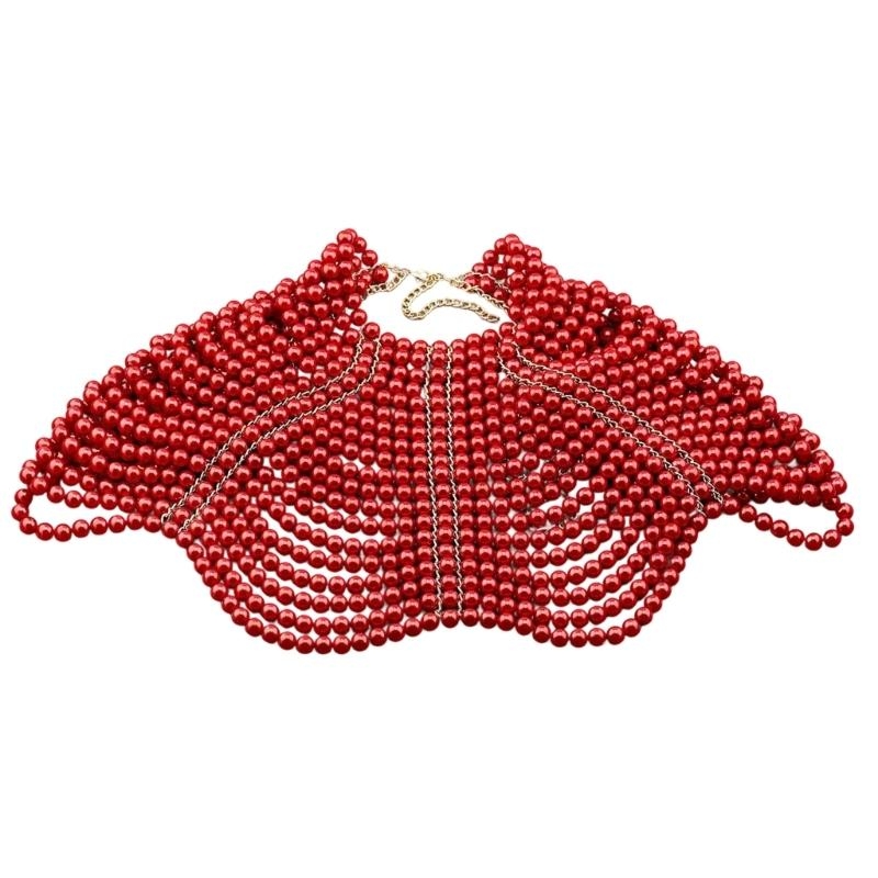 Body Jewelry Necklace - 49MD – châle multicouche élégant pour