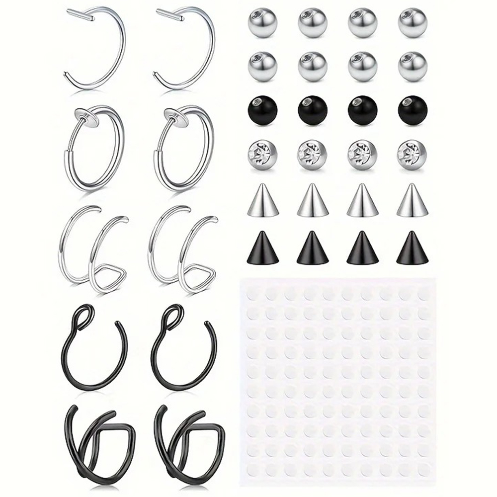Body Jewelry Piercing - Faux piercings, faux anneaux de lèvre,