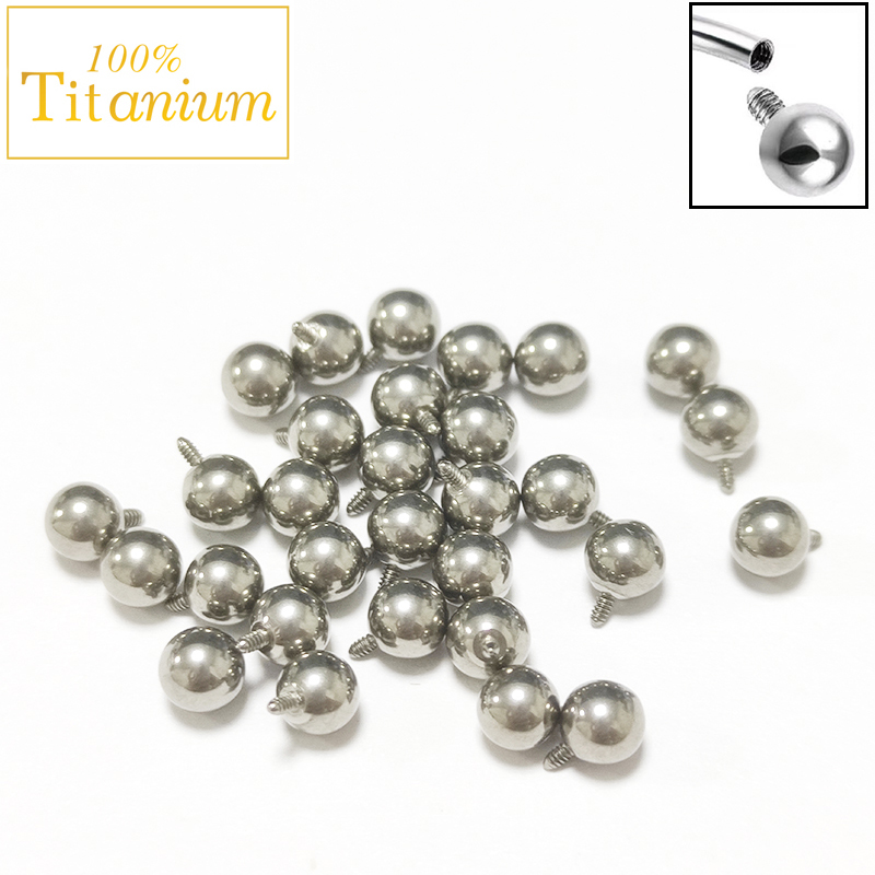 Body Jewelry Implant Grade Titanium - 10 pièces de qualité d'implant ASTM