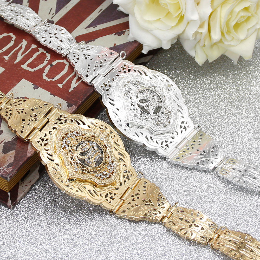 Body Jewelry Dubai - StalSPICEMS-Ceinture Caftan en Métal pour Femme,