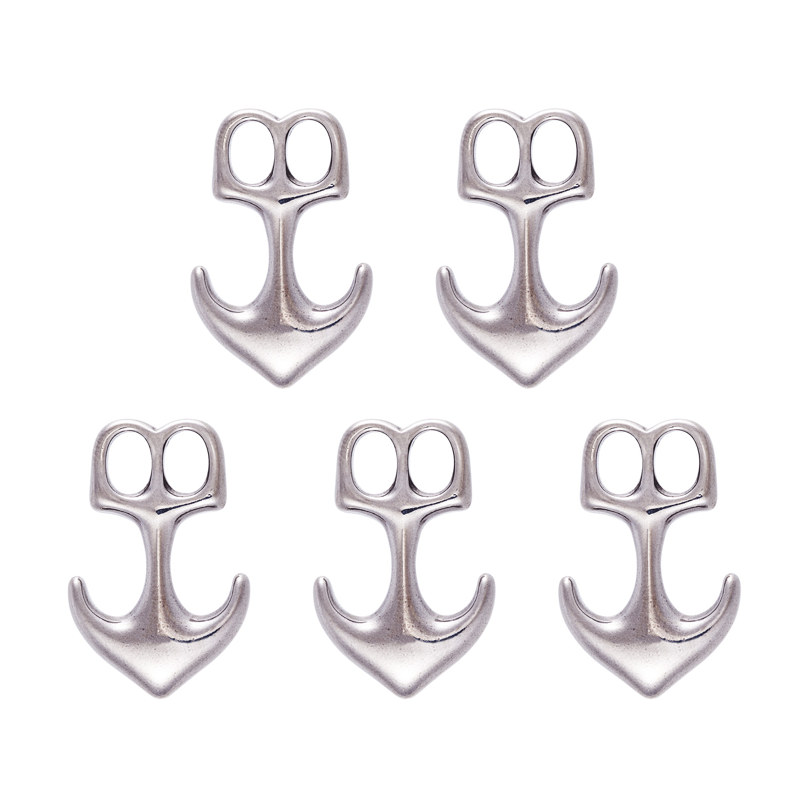 Body Jewelry Diy - Lot de 5 fermoirs crochets ancre