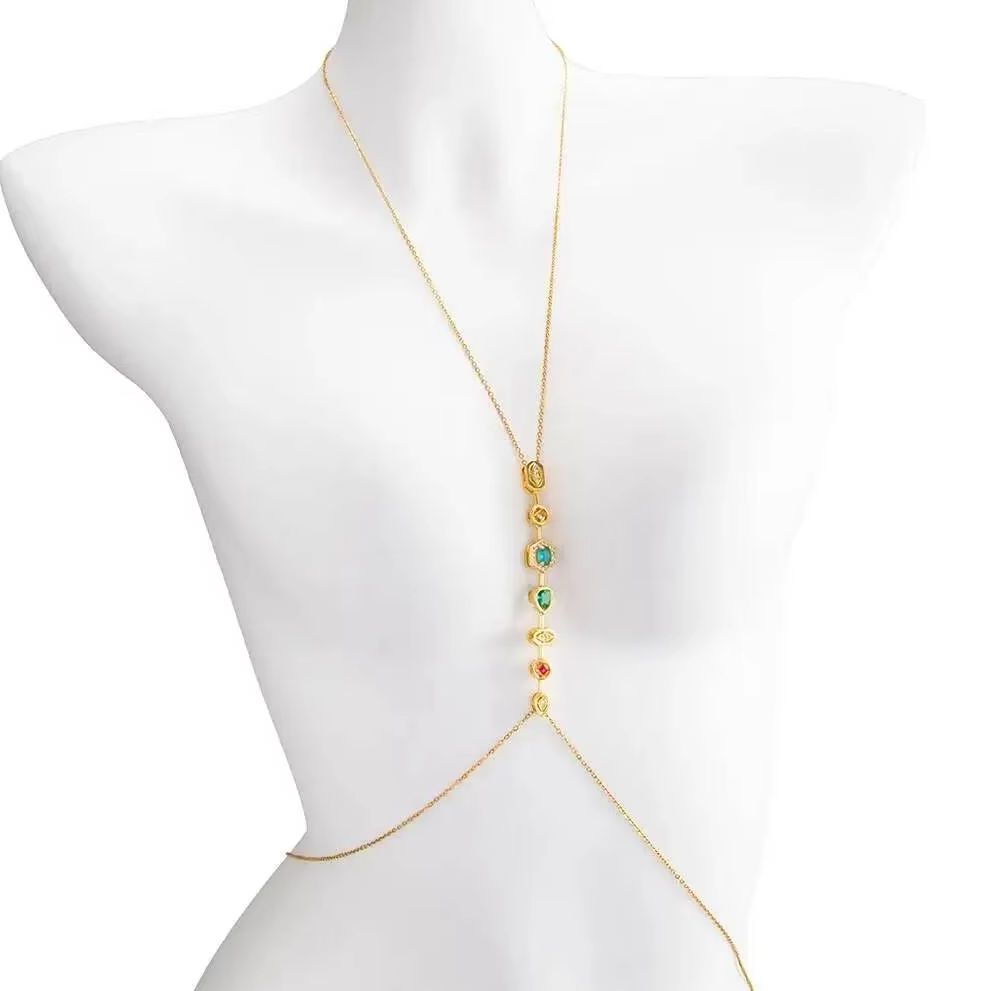 Body Jewelry Usa - Chaîne de corps PuRui exquise en