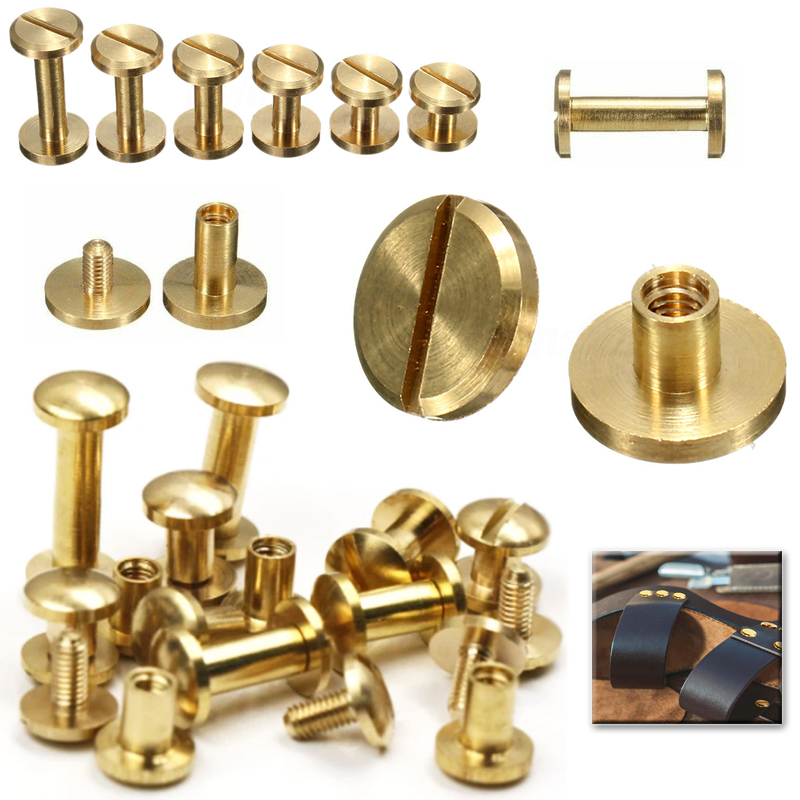 Body Jewelry Chicago - Vis de liaison en laiton massif,
