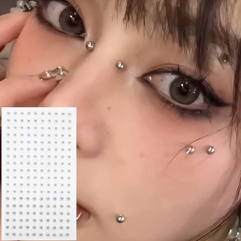 Body Jewelry Piercing - Kit de faux piercings autocollants sans