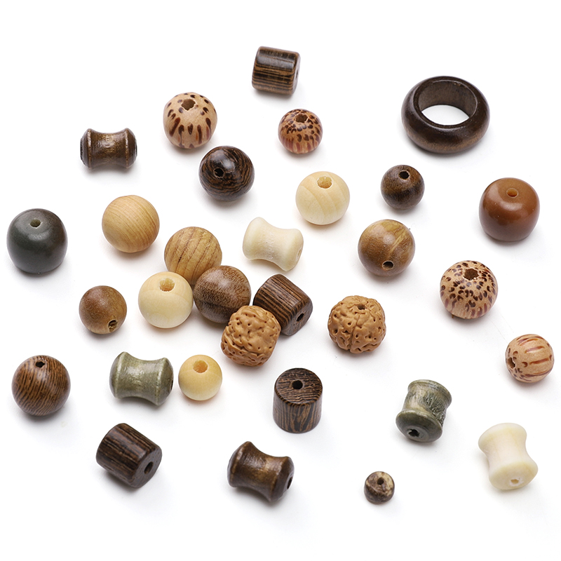 Perles en bois naturel vintage - Body Jewelry Piercing avis et prix