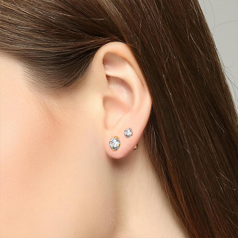Boucles d'oreilles clous en ti - Body Jewelry Cartilage Earrings avis et prix
