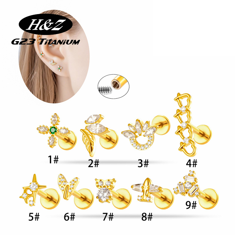 1 pièce Piercing Labret en Tit - Body Jewelry Implant Grade Titanium avis et prix