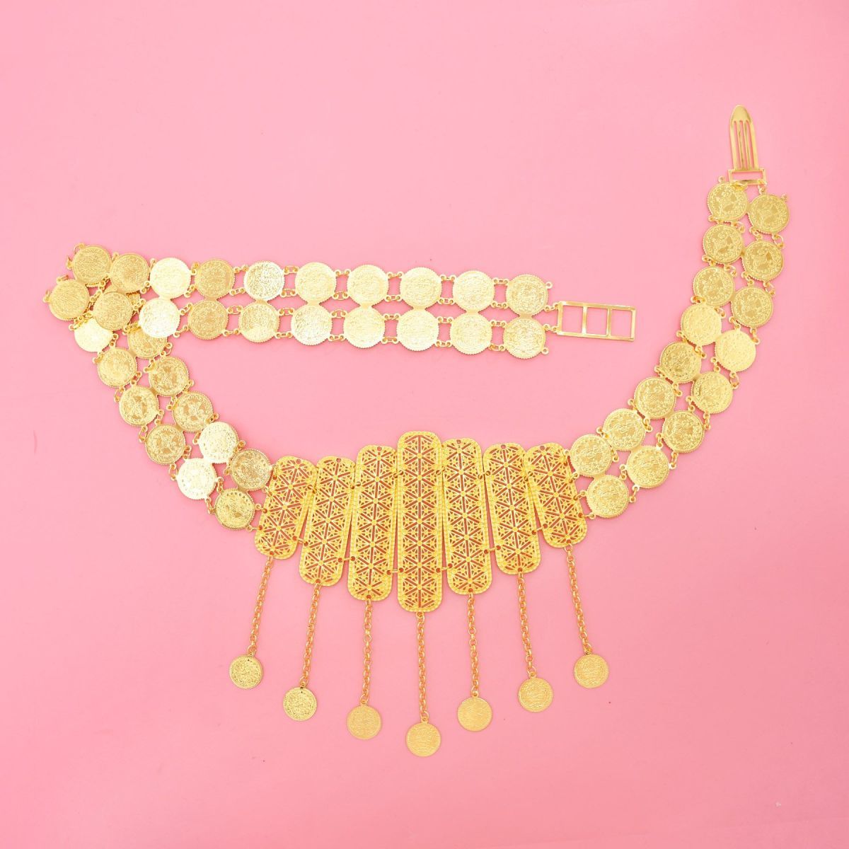 Nouvelle ceinture plaquée or 2 - Body Jewelry Dubai avis et prix
