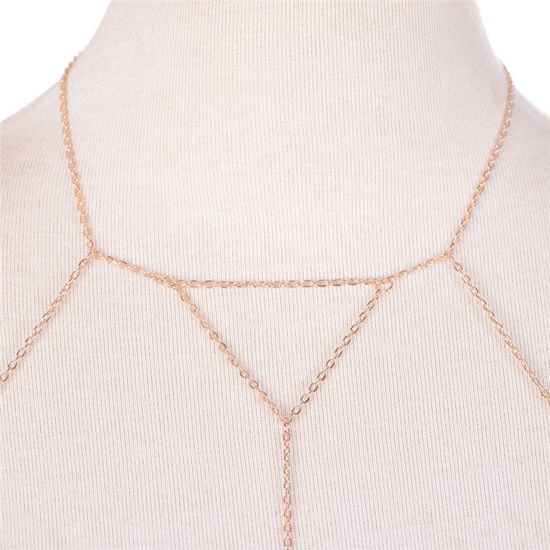 Soutien-gorge à maillons dorés - Body Jewelry Bra avis et prix
