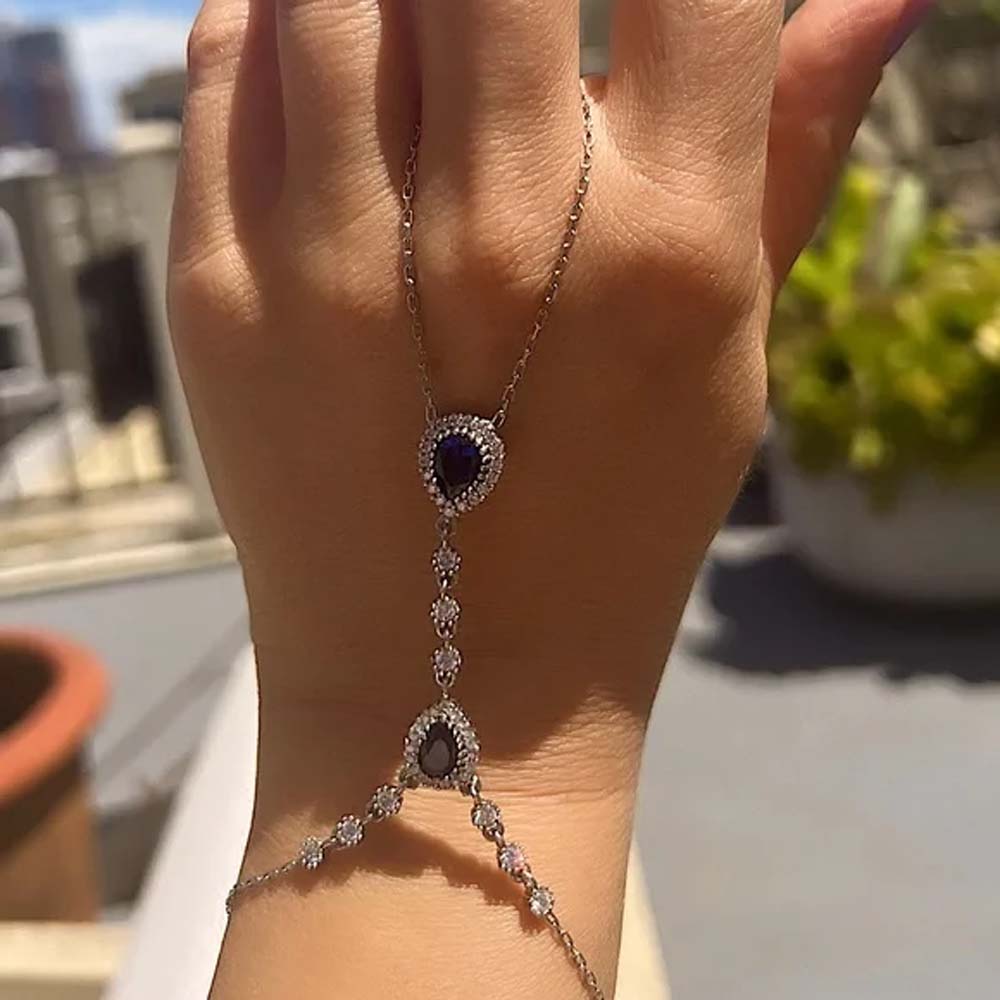 Stonefans – bijoux à main bleu - Body Jewelry Dubai avis et prix