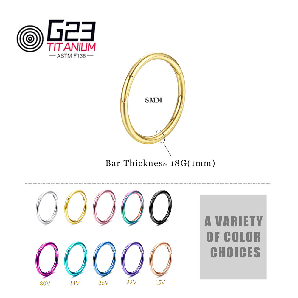 Piercing de nez en titane G23  - Body Jewelry Implant Grade Titanium avis et prix