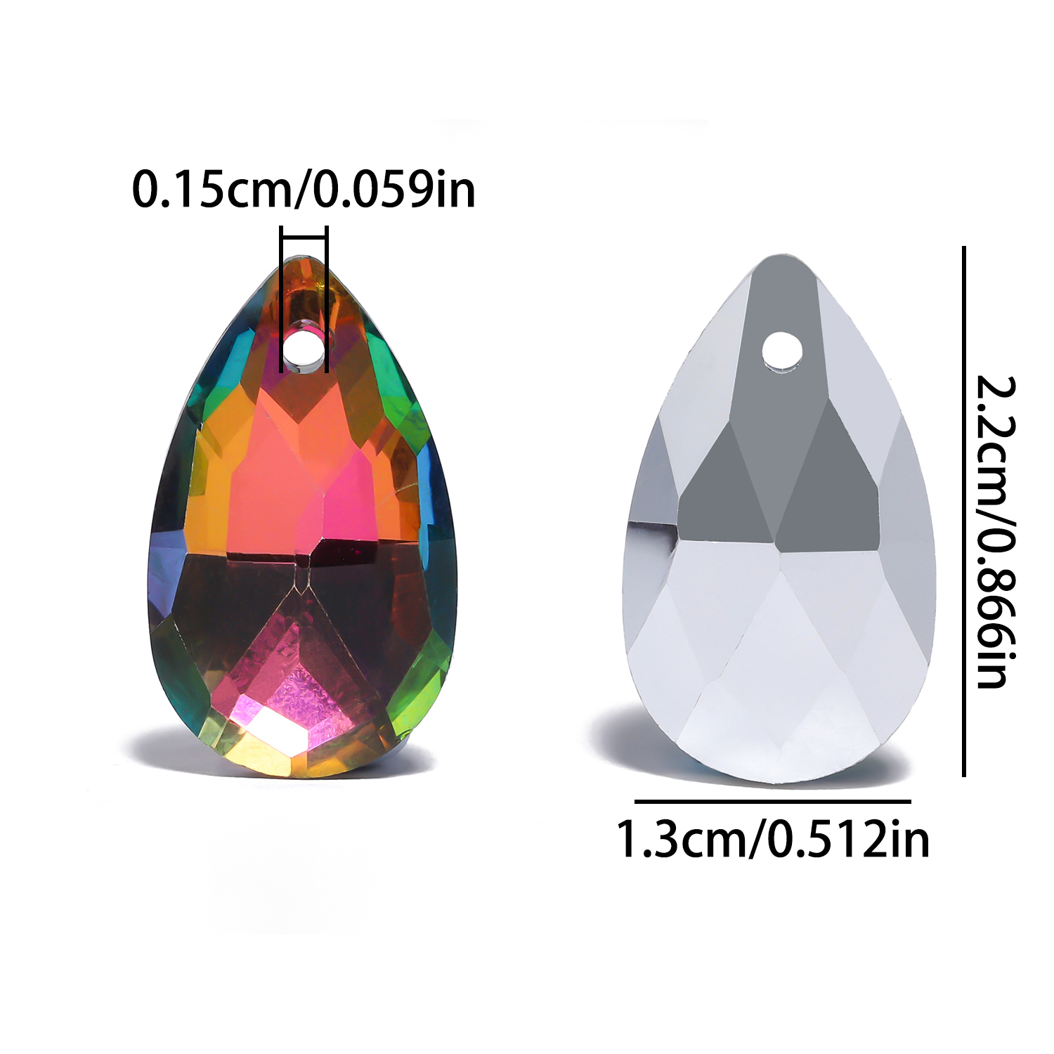 Breloques en verre en forme de - Body Jewelry Piercing avis et prix