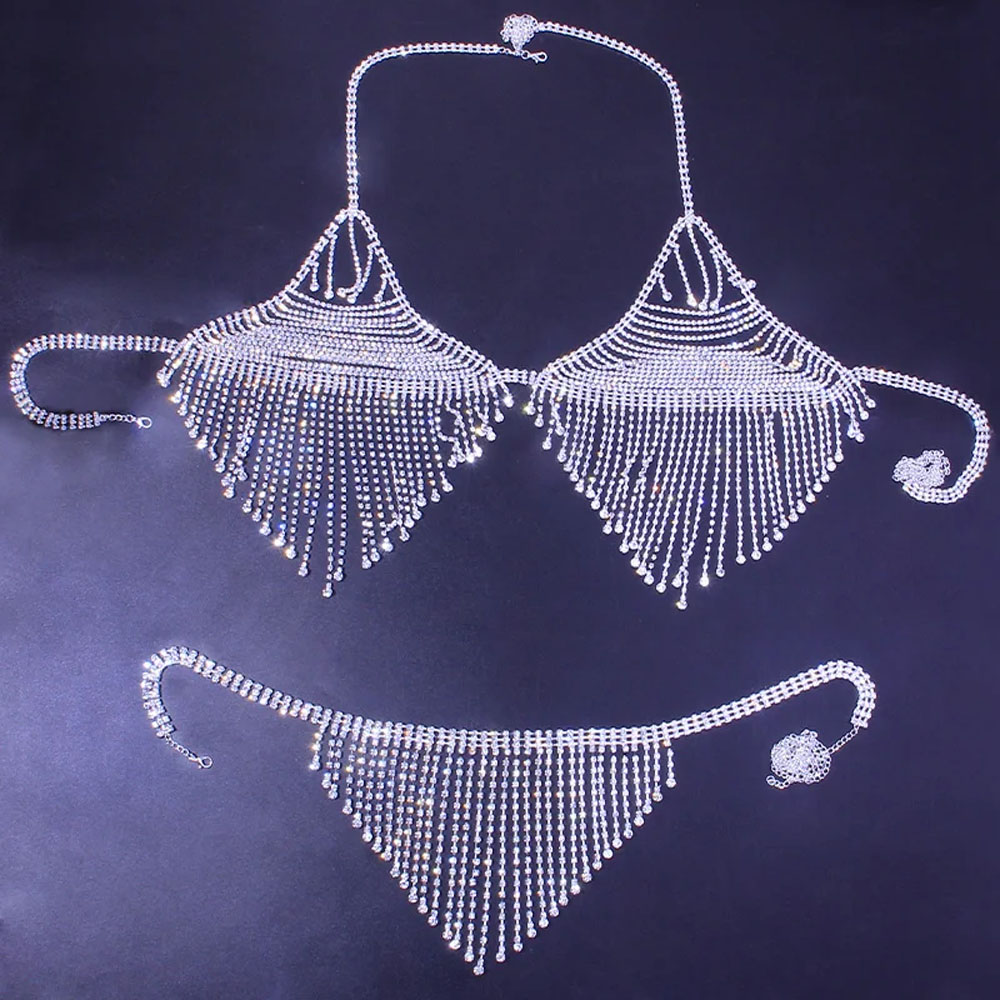 Soutien-gorge et string à pamp - Body Jewelry Retainers avis et prix