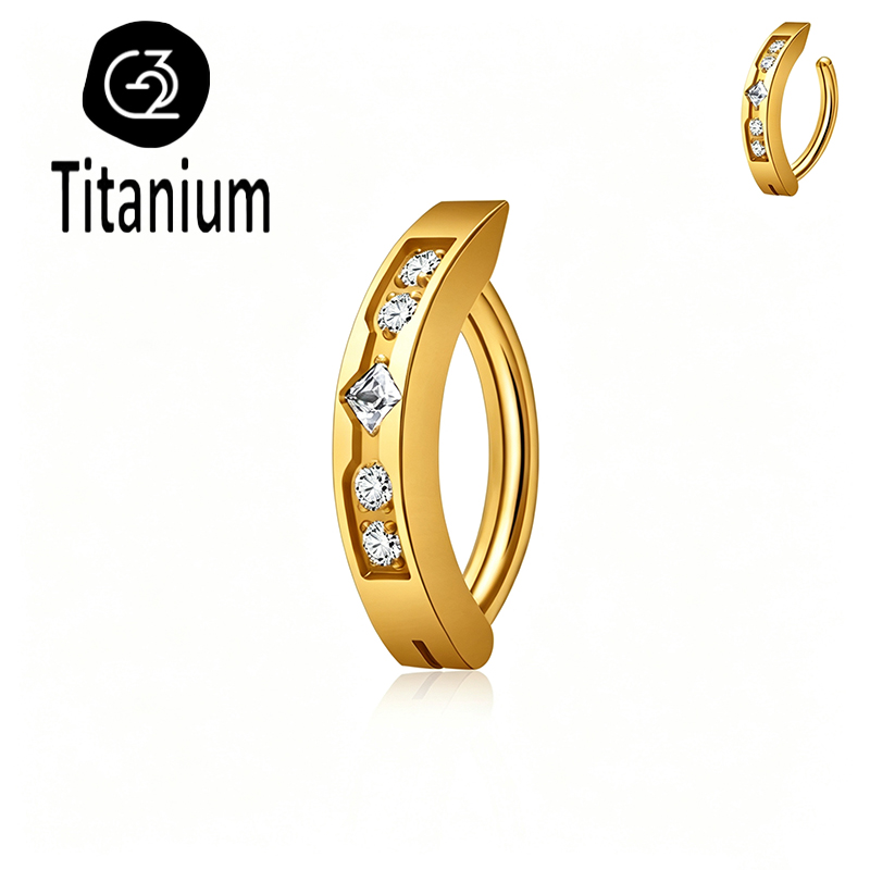 Anneau de nombril en titane AS - Body Jewelry Implant Grade Titanium avis et prix