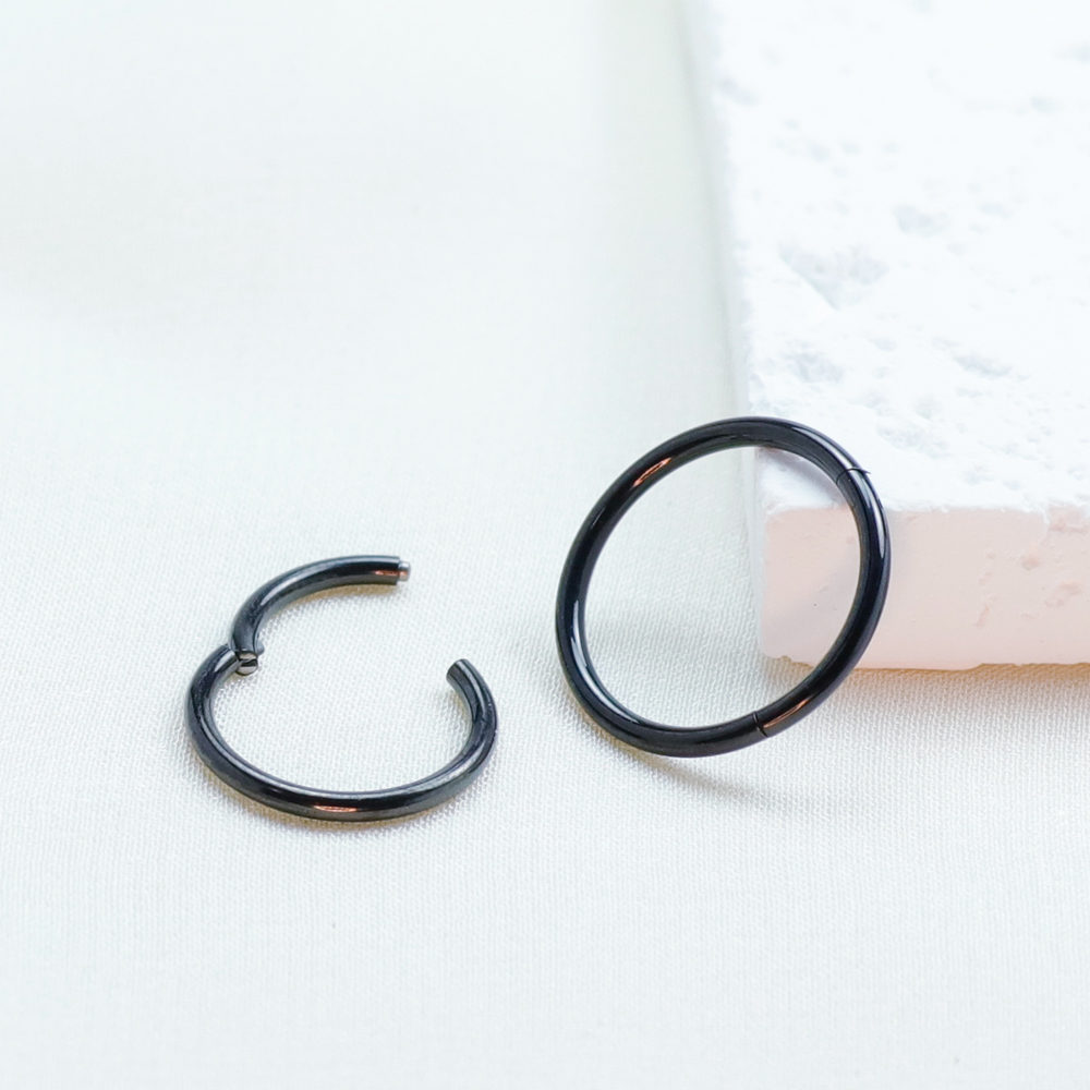 F136 titane Piercing noir nez  - Body Jewelry Implant Grade Titanium avis et prix
