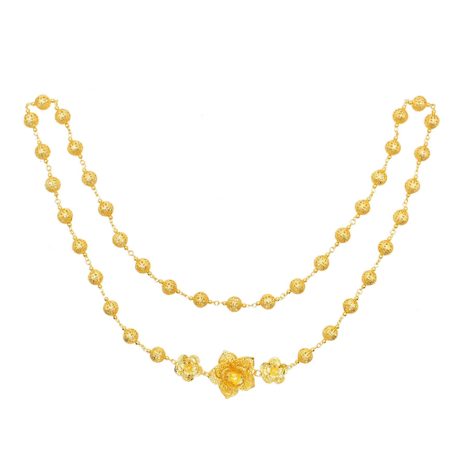 JOBody-Boule Creuse Dorée et A - Body Jewelry Dubai avis et prix