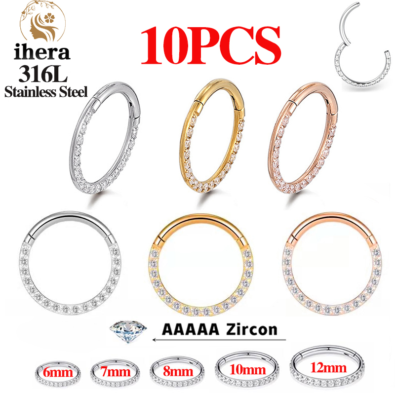1/10 PIÈCES Anneaux de nez en  - Body Jewelry Cartilage Earrings avis et prix