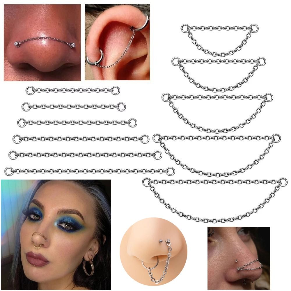 Chaîne de nez en titane tendan - Body Jewelry Piercing avis et prix