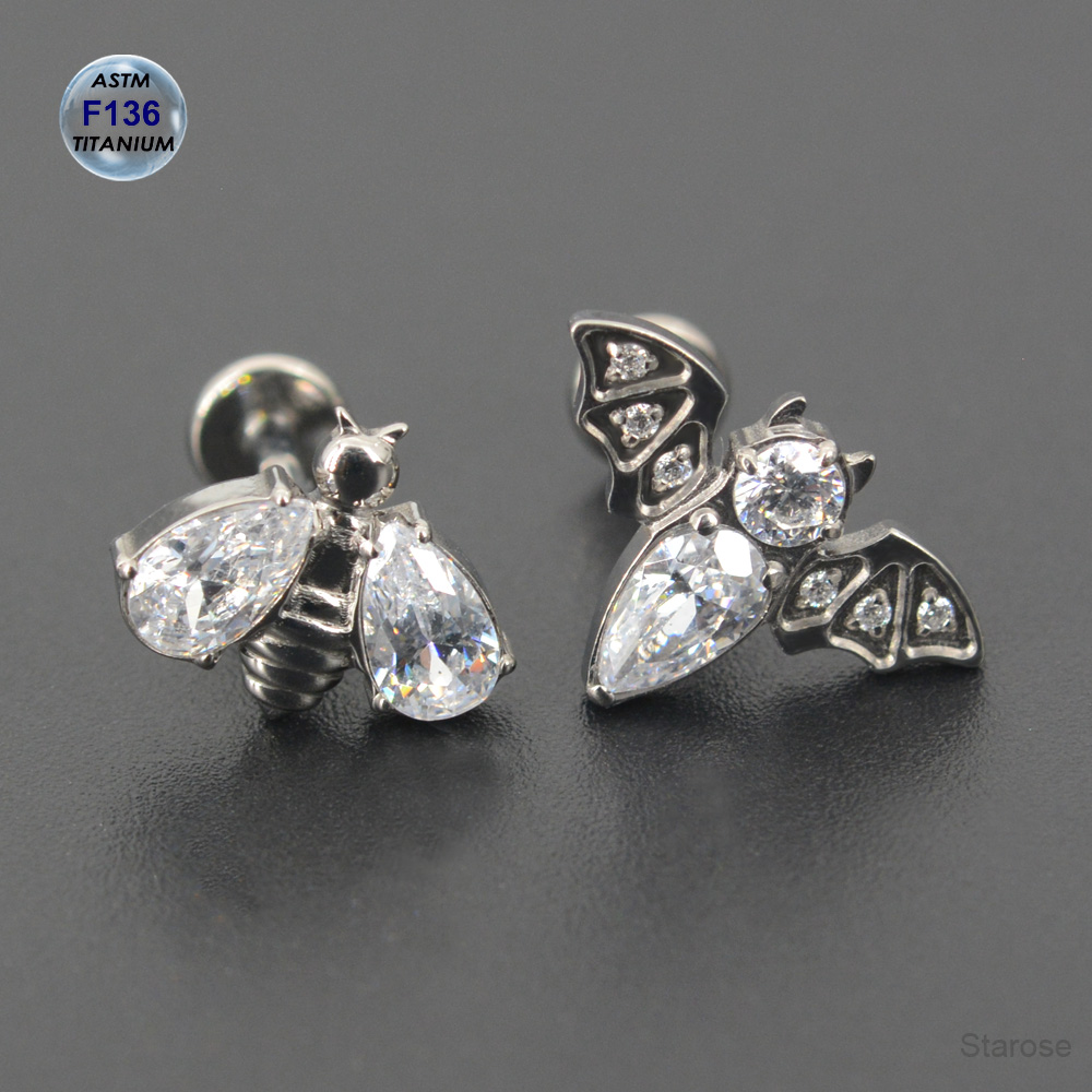 Boucles d'oreilles Cartilage e - Body Jewelry Implant Grade Titanium avis et prix