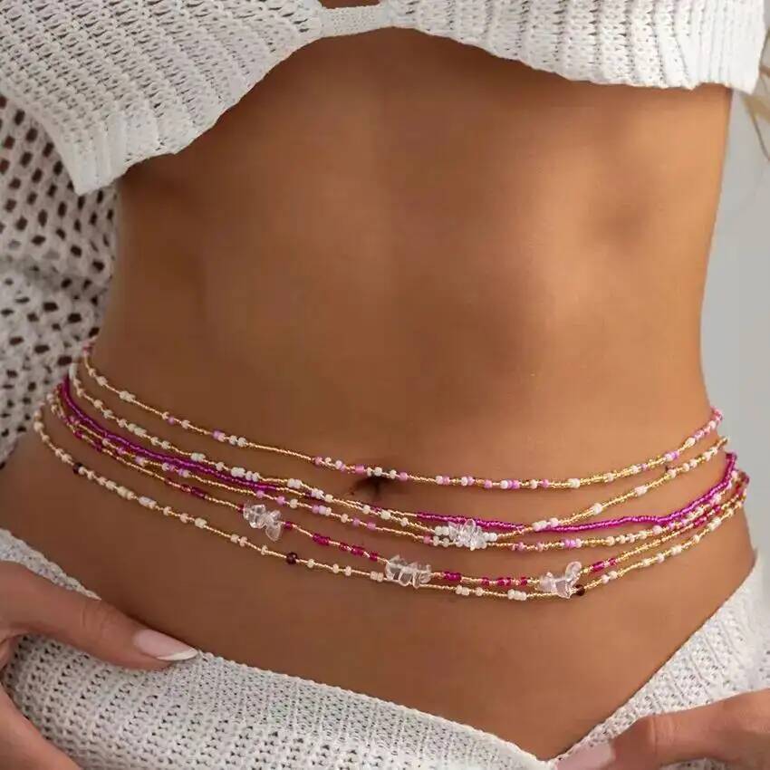 SHIXIN Lot de 6 chaînes de tai - Body Jewelry Usa avis et prix
